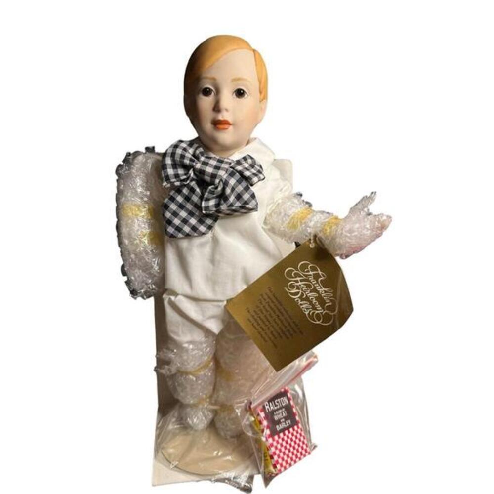 Doll This is a 12 inch Franklin Heirloom Porcelain Doll (Ralston). It is in new
